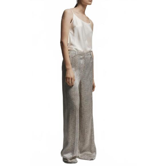 NEW SAINT ART ellis printed trouser in ivory